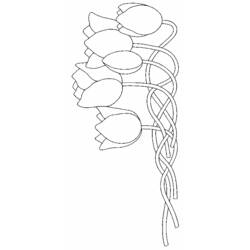 Dibujo Tulipán (Naturaleza y Estaciones) #161670 para imprimir y colorear