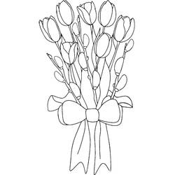 Dibujo Tulipán (Naturaleza y Estaciones) #174117 para imprimir y colorear