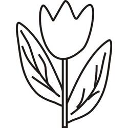 Dibujo Tulipán (Naturaleza y Estaciones) #174126 para imprimir y colorear