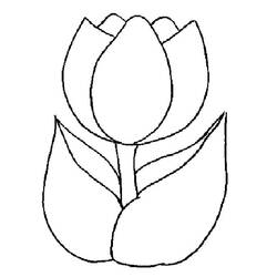 Dibujo Tulipán (Naturaleza y Estaciones) #174139 para imprimir y colorear