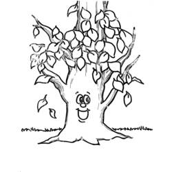 Dibujo para colorear: Árbol (Naturaleza) #154716 - Dibujos para Colorear e Imprimir Gratis