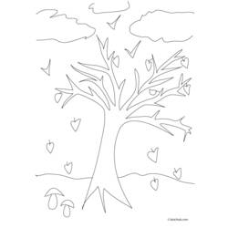 Dibujo para colorear: Árbol (Naturaleza) #154762 - Dibujos para Colorear e Imprimir Gratis