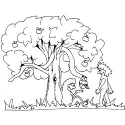 Dibujo para colorear: Árbol (Naturaleza) #154765 - Dibujos para Colorear e Imprimir Gratis