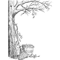 Dibujo para colorear: Árbol (Naturaleza) #154779 - Dibujos para Colorear e Imprimir Gratis
