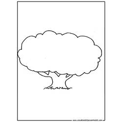 Dibujo para colorear: Árbol (Naturaleza) #154782 - Dibujos para Colorear e Imprimir Gratis