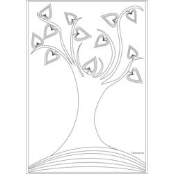 Dibujo para colorear: Árbol (Naturaleza) #154822 - Dibujos para Colorear e Imprimir Gratis