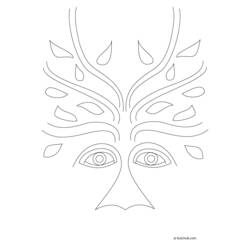 Dibujo para colorear: Árbol (Naturaleza) #154823 - Dibujos para Colorear e Imprimir Gratis