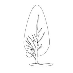 Dibujo para colorear: Árbol (Naturaleza) #154824 - Dibujos para Colorear e Imprimir Gratis