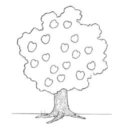 Dibujo para colorear: Árbol (Naturaleza) #154839 - Dibujos para Colorear e Imprimir Gratis