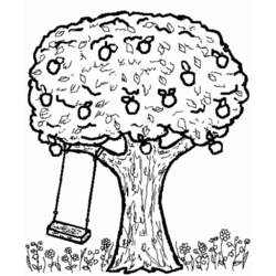 Dibujo para colorear: Árbol (Naturaleza) #154907 - Dibujos para Colorear e Imprimir Gratis