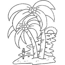 Dibujo para colorear: Árbol (Naturaleza) #154916 - Dibujos para Colorear e Imprimir Gratis