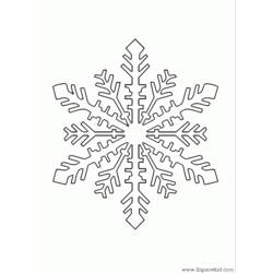 Dibujo para colorear: Copo de nieve (Naturaleza) #160453 - Dibujos para colorear
