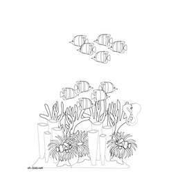 Dibujo para colorear: Coral (Naturaleza) #162784 - Dibujos para Colorear e Imprimir Gratis