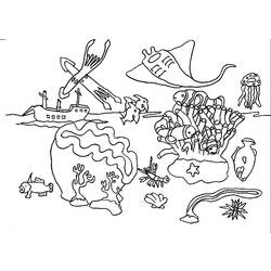 Dibujo para colorear: Coral (Naturaleza) #162921 - Dibujos para Colorear e Imprimir Gratis