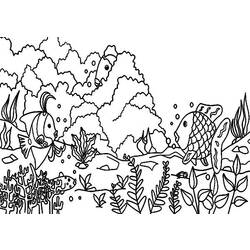 Dibujo para colorear: Coral (Naturaleza) #162963 - Dibujos para Colorear e Imprimir Gratis