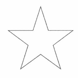 Dibujo para colorear: Estrella (Naturaleza) #155872 - Dibujos para colorear