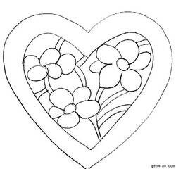 Dibujo para colorear: Flores (Naturaleza) #155008 - Dibujos para Colorear e Imprimir Gratis