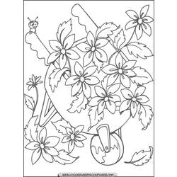 Dibujo para colorear: Flores (Naturaleza) #155050 - Dibujos para Colorear e Imprimir Gratis