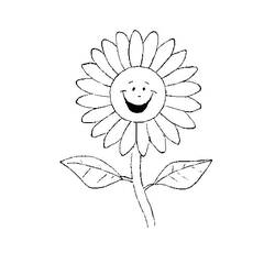 Dibujo para colorear: Flores (Naturaleza) #155065 - Dibujos para Colorear e Imprimir Gratis