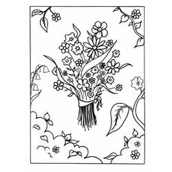 Dibujo para colorear: Flores (Naturaleza) #155145 - Dibujos para Colorear e Imprimir Gratis