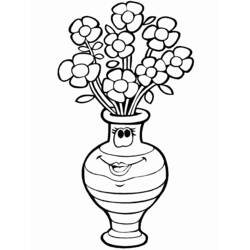 Dibujo para colorear: Flores (Naturaleza) #155146 - Dibujos para Colorear e Imprimir Gratis