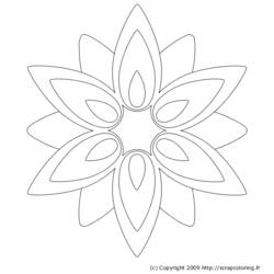 Dibujo para colorear: Flores (Naturaleza) #155176 - Dibujos para Colorear e Imprimir Gratis