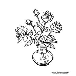 Dibujo para colorear: Flores (Naturaleza) #155229 - Dibujos para Colorear e Imprimir Gratis