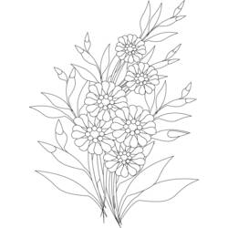 Dibujo para colorear: Flores (Naturaleza) #155244 - Dibujos para Colorear e Imprimir Gratis