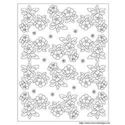 Dibujo para colorear: Flores (Naturaleza) #155266 - Dibujos para Colorear e Imprimir Gratis