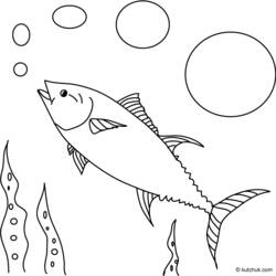 Dibujo para colorear: Fondo del mar (Naturaleza) #160160 - Dibujos para colorear