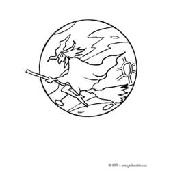 Dibujo para colorear: Luna (Naturaleza) #155722 - Dibujos para Colorear e Imprimir Gratis
