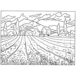 Dibujo para colorear: Montaña (Naturaleza) #156688 - Dibujos para colorear