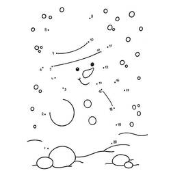 Dibujo para colorear: Nieve (Naturaleza) #158714 - Dibujos para colorear