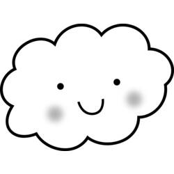 Dibujo para colorear: Nube (Naturaleza) #157325 - Dibujos para colorear