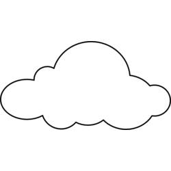 Dibujo para colorear: Nube (Naturaleza) #157330 - Dibujos para colorear