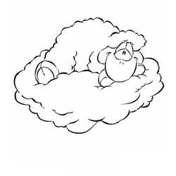 Dibujo para colorear: Nube (Naturaleza) #157379 - Dibujos para Colorear e Imprimir Gratis