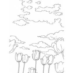 Dibujo para colorear: Nube (Naturaleza) #157458 - Dibujos para Colorear e Imprimir Gratis