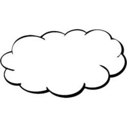 Dibujo para colorear: Nube (Naturaleza) #157469 - Dibujos para colorear