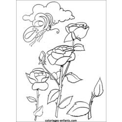 Dibujo para colorear: Ramo de flores (Naturaleza) #160849 - Dibujos para Colorear e Imprimir Gratis