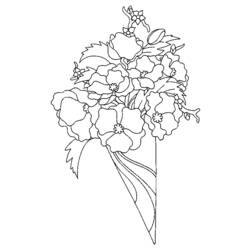 Dibujo para colorear: Ramo de flores (Naturaleza) #160878 - Dibujos para Colorear e Imprimir Gratis