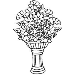 Dibujo para colorear: Ramo de flores (Naturaleza) #160887 - Dibujos para Colorear e Imprimir Gratis