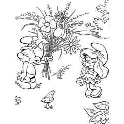 Dibujo para colorear: Ramo de flores (Naturaleza) #160890 - Dibujos para Colorear e Imprimir Gratis