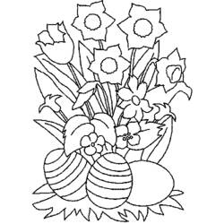 Dibujo para colorear: Ramo de flores (Naturaleza) #160952 - Dibujos para Colorear e Imprimir Gratis