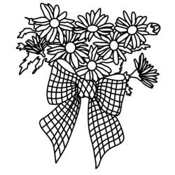 Dibujo para colorear: Ramo de flores (Naturaleza) #161016 - Dibujos para Colorear e Imprimir Gratis