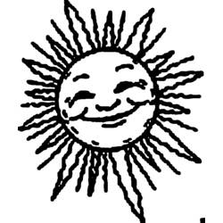 Dibujo para colorear: Sol (Naturaleza) #158003 - Dibujos para Colorear e Imprimir Gratis