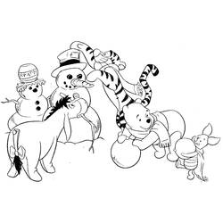 Dibujo para colorear: Temporada de Invierno (Naturaleza) #164398 - Dibujos para Colorear e Imprimir Gratis