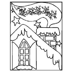 Dibujo para colorear: Temporada de Invierno (Naturaleza) #164416 - Dibujos para Colorear e Imprimir Gratis