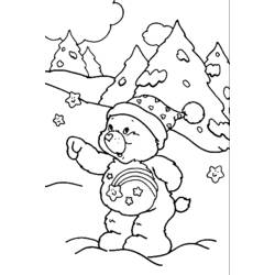 Dibujo para colorear: Temporada de Invierno (Naturaleza) #164477 - Dibujos para Colorear e Imprimir Gratis