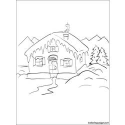 Dibujo para colorear: Temporada de Invierno (Naturaleza) #164658 - Dibujos para Colorear e Imprimir Gratis