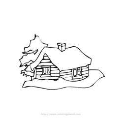 Dibujo para colorear: Temporada de Invierno (Naturaleza) #164661 - Dibujos para Colorear e Imprimir Gratis